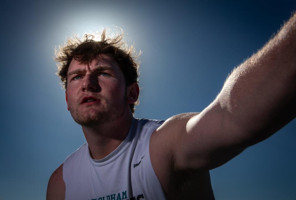 North Oldham offensive lineman Gradey Anthony is the first Louisville football commit from the region in the Class of 2025.