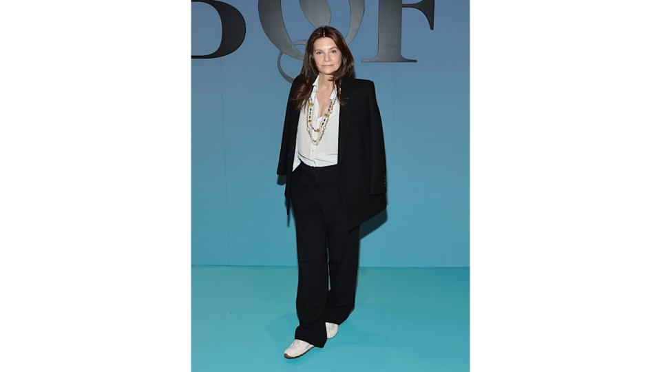 Natalie Massenet attends the BoF Professional Summit in a chic matching suit