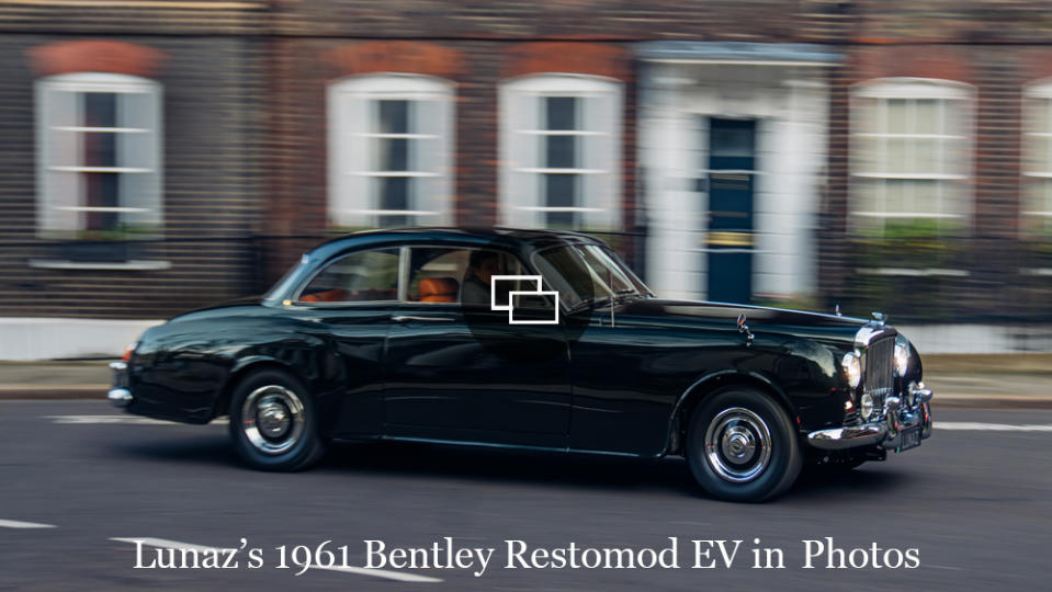 An all-electric 1961 Bentley S2 Continental restomod by Lunaz.