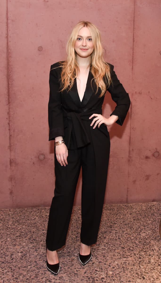 Dakota Fanning The Webster opening party Los Angeles