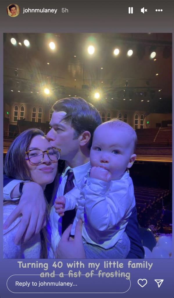 John Mulaney, Olivia Munn, baby Malcolm, Instagram