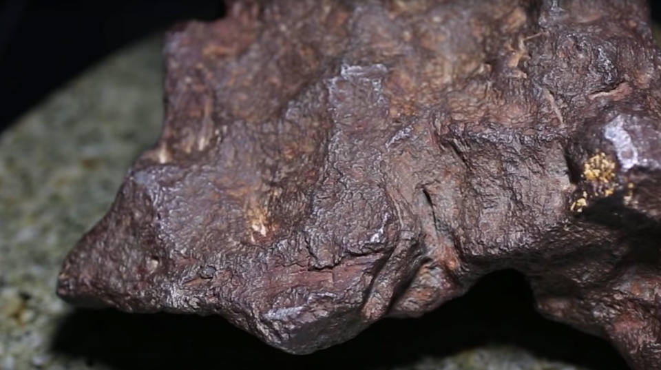 A man has discovered a rock he’s been using as a doorstop for 30 years is actually a meteorite worth more than A$140,000. Source: Central Michigan University