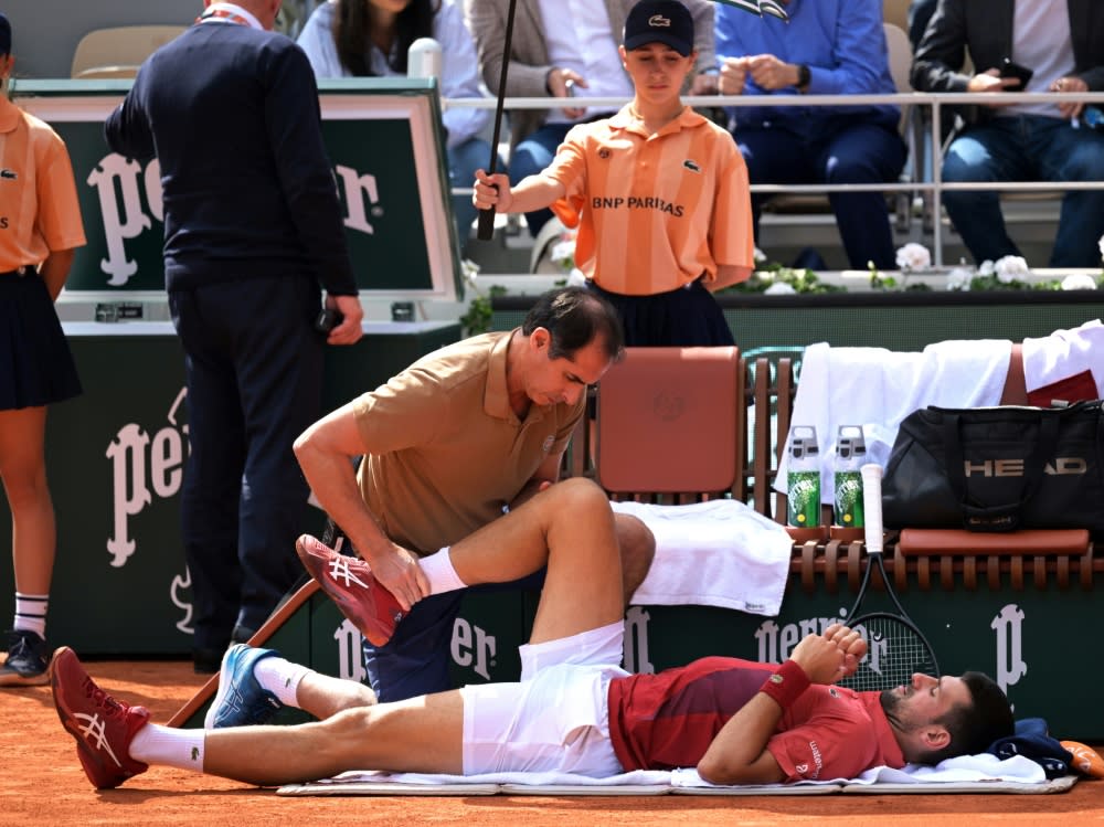 Novak Djokovic musste in Paris aussteigen (Bertrand GUAY)