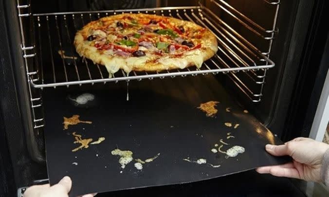 Use some clever liners if you want to avoid having to deep clean the oven for as long as possible