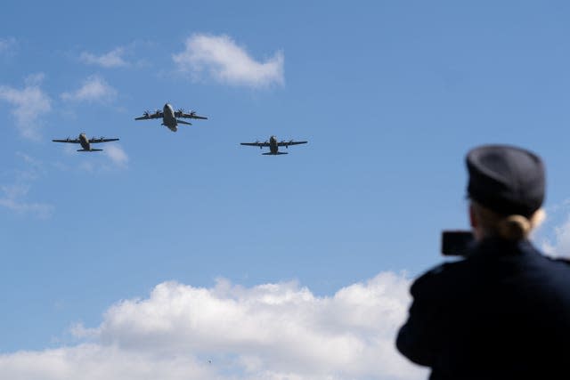 King Charles III coronation flypast