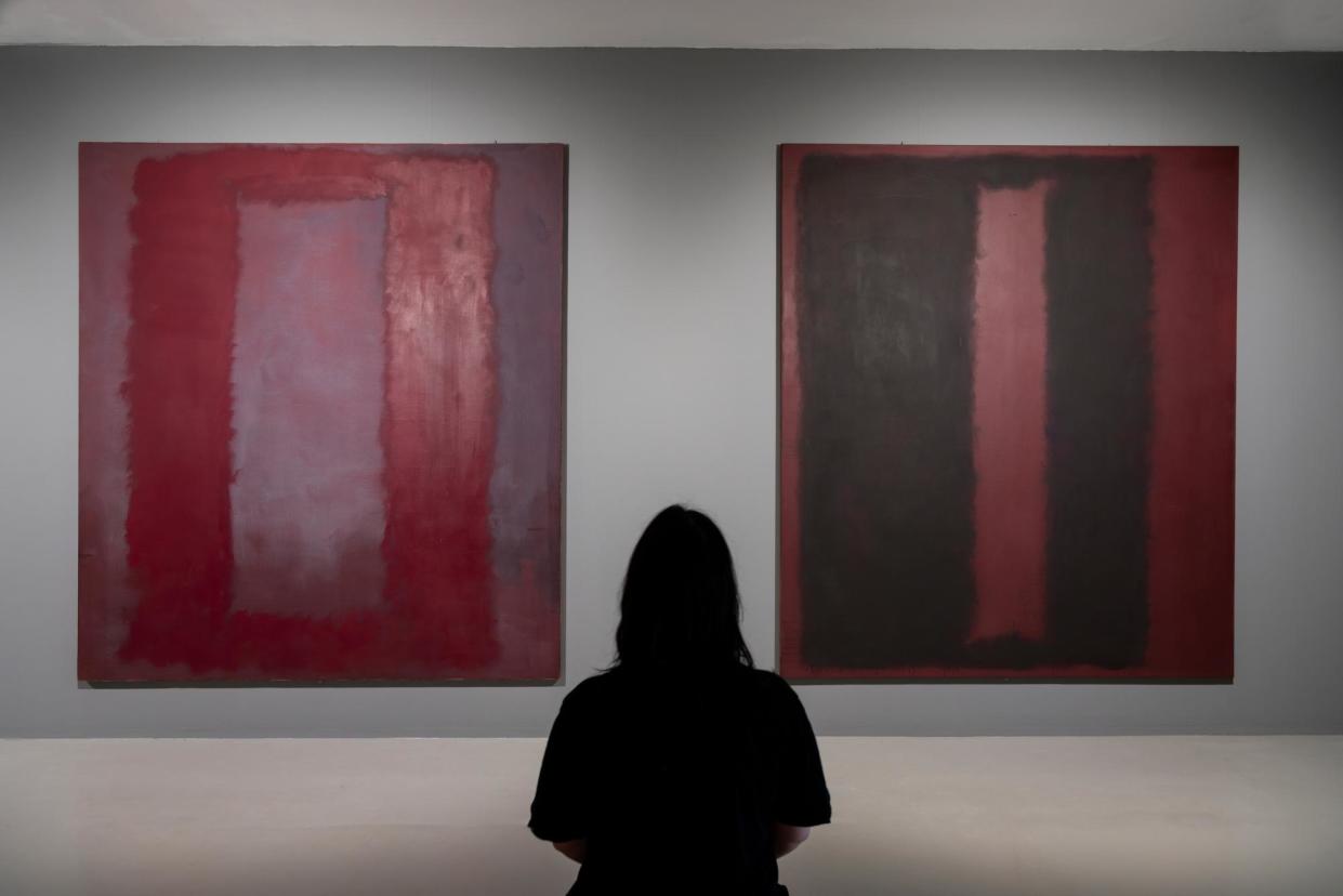 <span>Seaside special … Mark Rothko’s Searam Murals on display at Tate St Ives.</span><span>Photograph: Jai Monaghan/Photo © Tate (Jai Monaghan)</span>