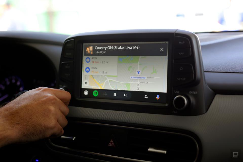 Android Auto gets a new design