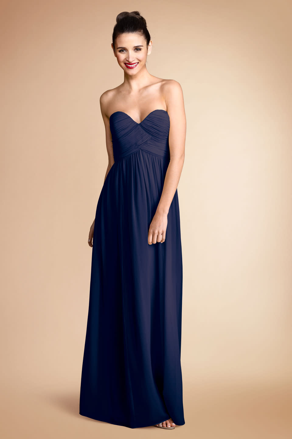 Donna Morgan Bridesmaids Lauren Sweetheart Neckline Gown