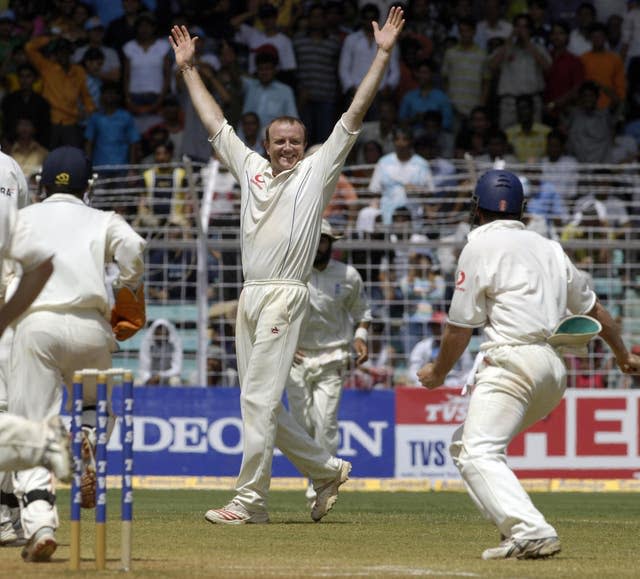 Sean Udall menginspirasi Inggris meraih kemenangan atas India pada tahun 2006 (Rebecca Nadine/PA)