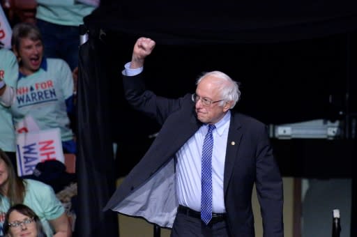 Buoyed by a strong showing in Iowa caucuses, Bernie Sanders has for the first time claimed national frontrunner status in the Democratic nomination race according to a new poll