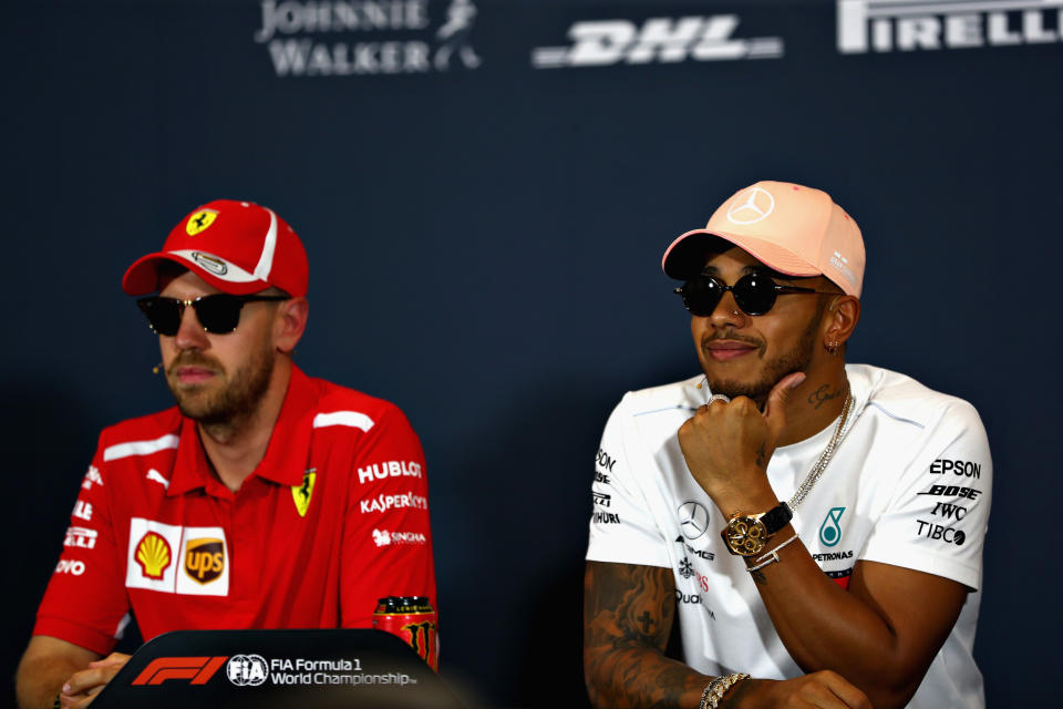 Sebastian Vettel would try to block Lewis Hamilton from joining him at Ferrari, according to Mark Webber.