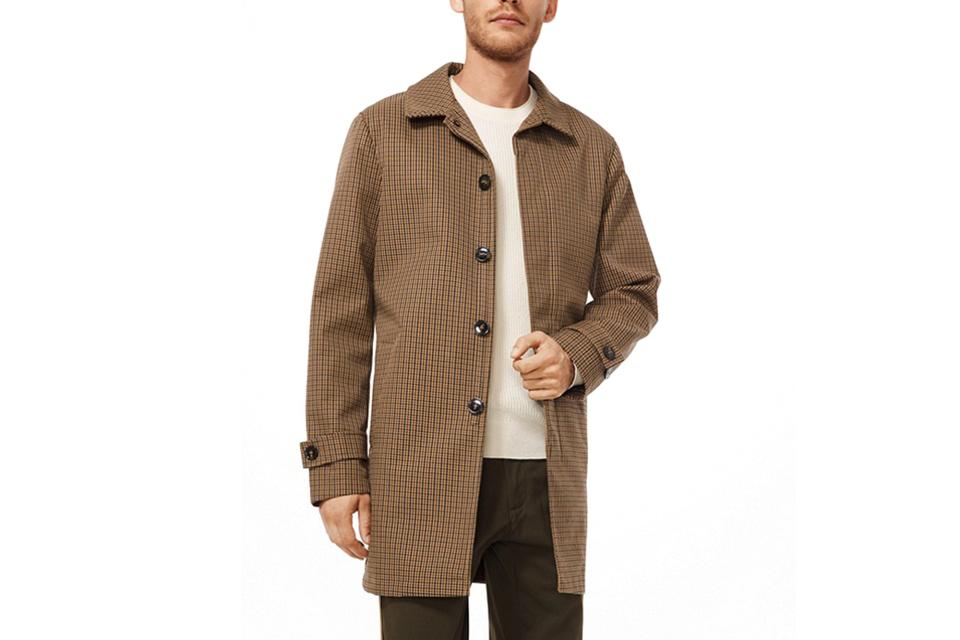 Michael Kors houndstooth car coat (was $398, 68% off)