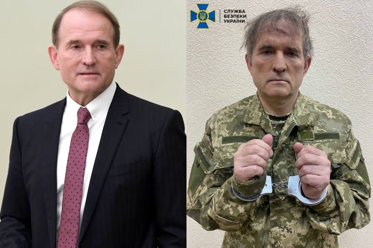 普丁的親密盟友、烏克蘭富商梅維楚克（Viktor Medvedchuk）   圖：擷自推特