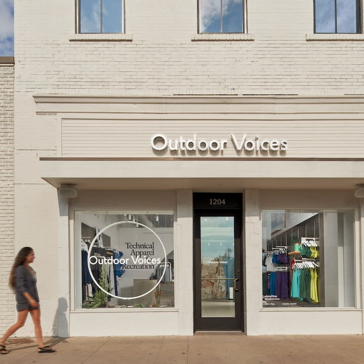 Without warning, Outdoor Voices shuttered its 16 storefronts. Google Maps