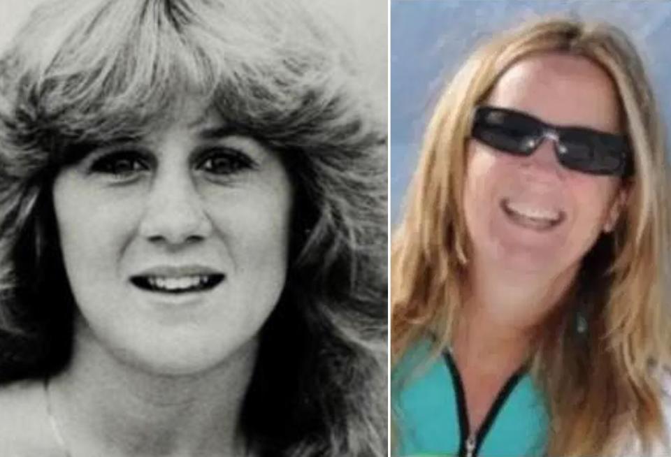 Christine Blasey Ford, en su juventud y en la actualidad. (CNBC/Archivo Yahoo)