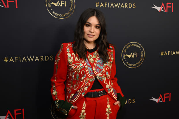 Devery Jacobs attends the AFI Awards Luncheon at Beverly Wilshire on March 11, 2022, in Beverly Hills, California.<p><a href="https://www.gettyimages.com/detail/1384422451" rel="nofollow noopener" target="_blank" data-ylk="slk:Michael Kovac/Getty Images;elm:context_link;itc:0;sec:content-canvas" class="link ">Michael Kovac/Getty Images</a></p>