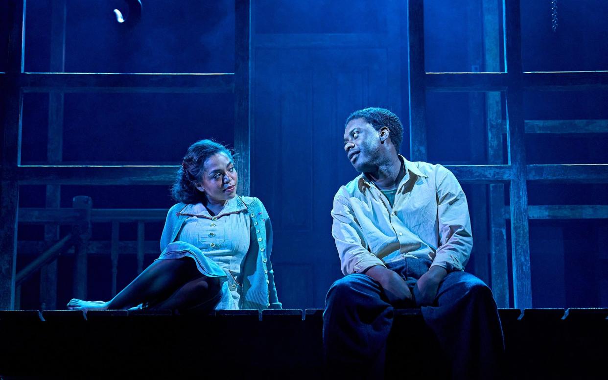 Professional stage debutants Samuel Adewunmi and Rita Bernard-Shaw star in the Donmar's Trouble in Butetown - Manuel Harlan