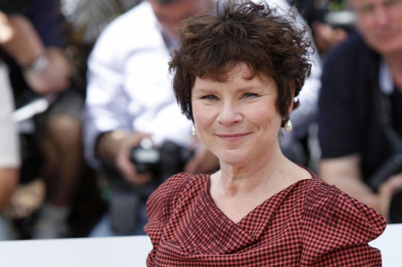 Imelda Staunton attends the Cannes Film Festival photocall for "Taking Woodstock" in 2009. File Photo by David Silpa/UPI