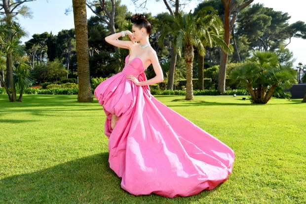 Coco Rocha in Ashi Studio at the amfAR Cannes Gala 2019. Photo: Pascal Le Segretain/amfAR/Getty Images for amfAR