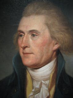 <span class="caption">Thomas Jefferson: All men are created equal? Except slaves.</span>