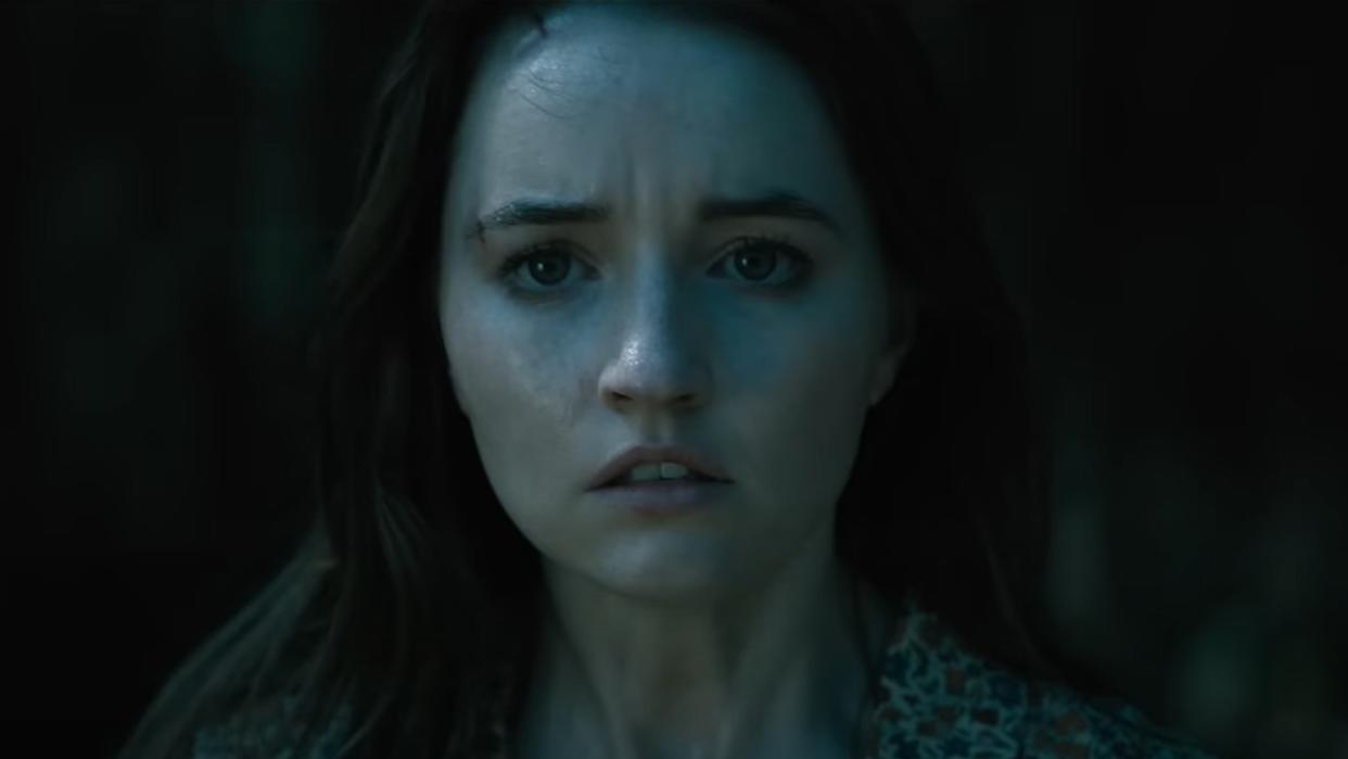  Stephen King/Kaitlyn Dever as Brynn in No One Will Save You. 