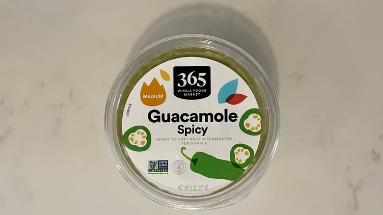 365 brand guacamole container