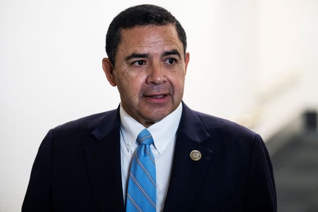 Rep. Henry Cuellar (D-Texas) is seen outside a meeting of the House Democratic Caucus in the U.S. Capitol on Thursday, November 17, 2022.