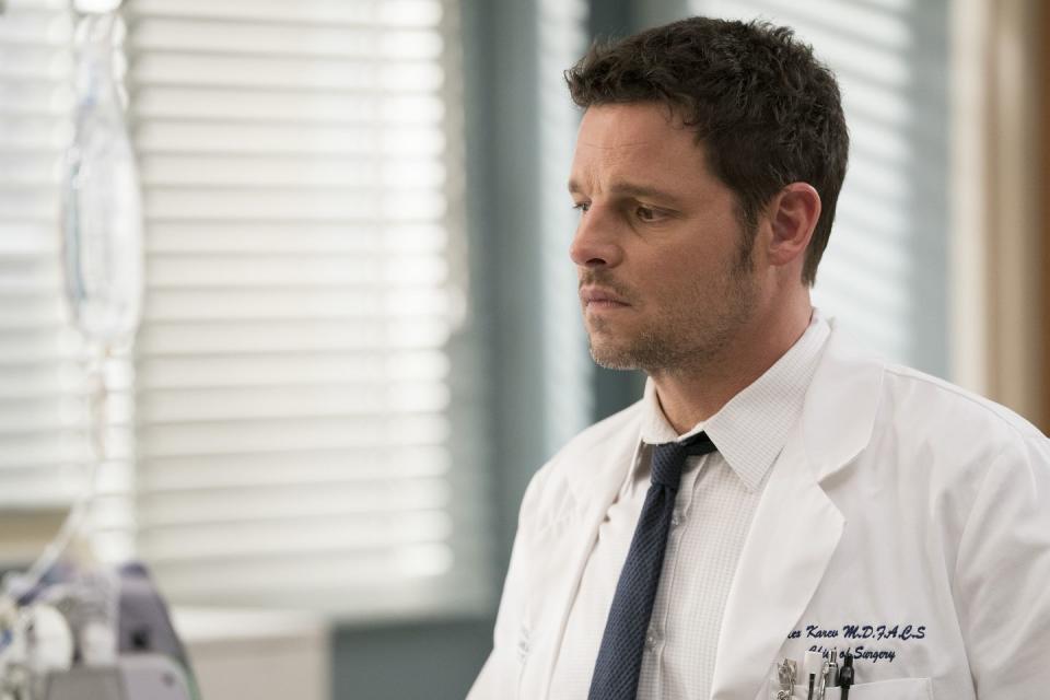 grey's anatomy season 15   justin chambers as dr alex karev