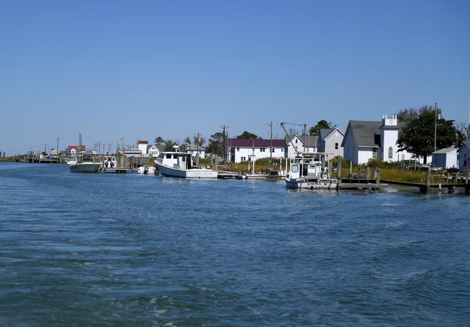 The waterways Sept. 27, 2022, around Smith Island, Maryland.