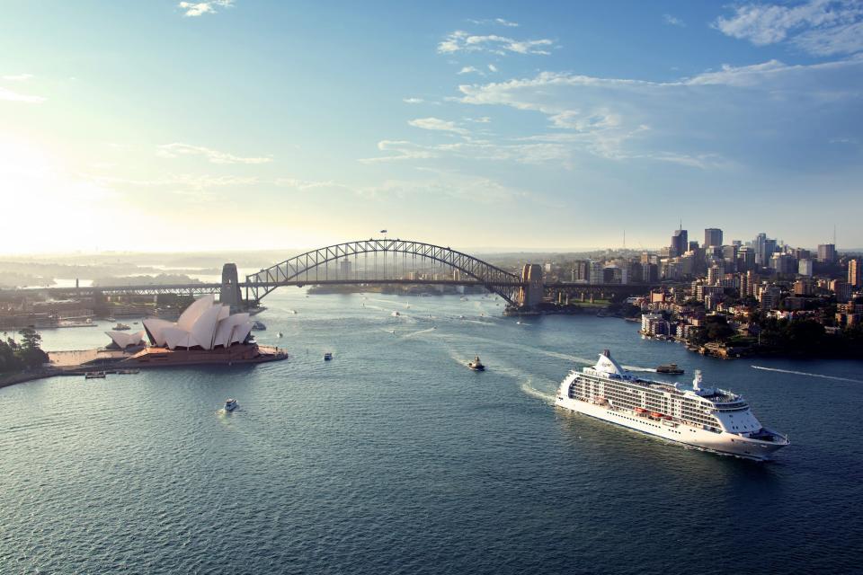 a cruise ship in Sydney, Australia