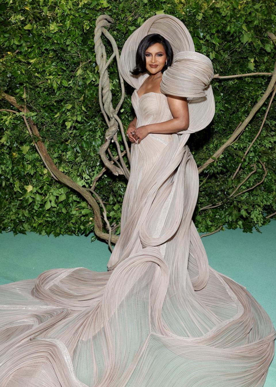 Mindy Kaling attends the 2024 Met Gala.