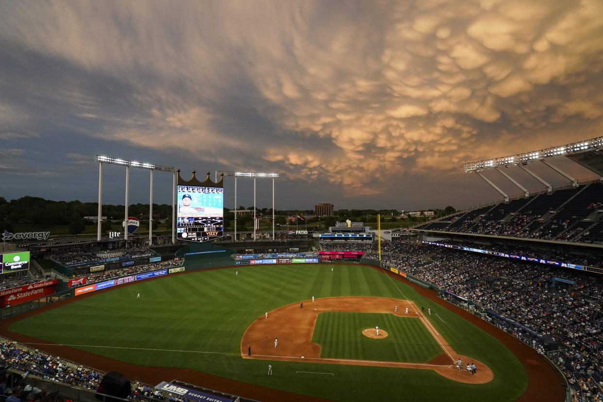 Kauffman Stadium. (Kyle Rivas/Getty Images)