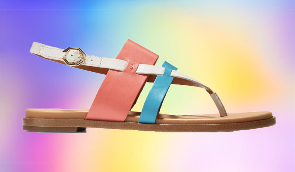 Score up to 80 percent off gorgeous leather sandals. (Photo: Cole Haan)