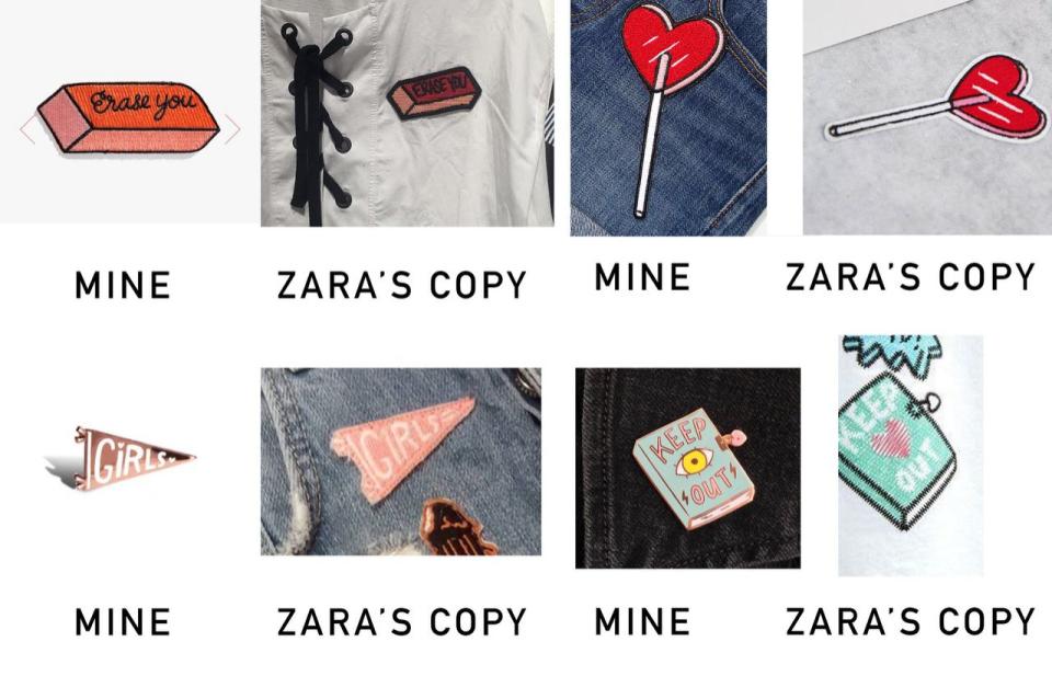 <p>Im Sommer machten zahlreiche Indie-Künstler ihrem Ärger in den sozialen Medien Luft: Offenbar hatte die Modekette Zara unerlaubt Motive und Designs gestohlen und selbst produziert. Tuesday Bassen, eine Künstlerin aus Los Angeles, hat Anzeige erstattet. (Bild: Twitter/tuesdaybassen) </p>