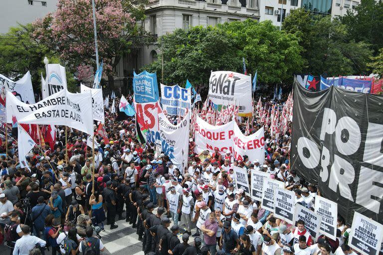 Hoy habrá una gran cantidad de manifestaciones de organizaciones sociales