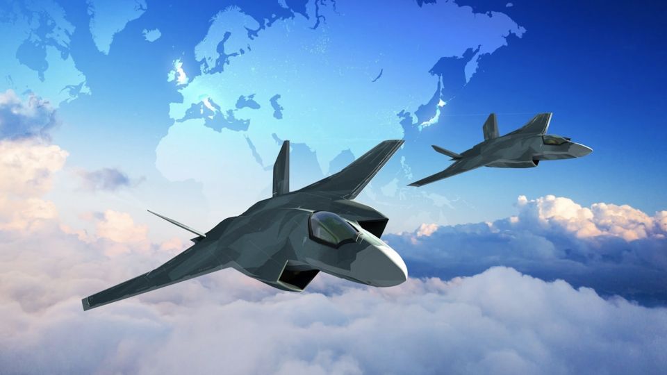 英國主導的下一代第6代戰機「暴風雨」（Tempast）想像圖，是一項多國合作未來戰機研發計畫，包括日本與義大利均加入又稱為全球空戰計畫（Global Combat Air Programme）。貝宜系統（BAE Systems）