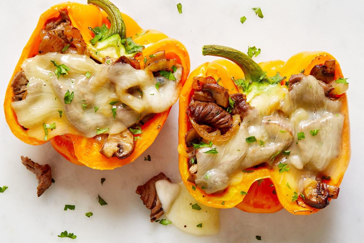 cheesesteak stuffed peppers