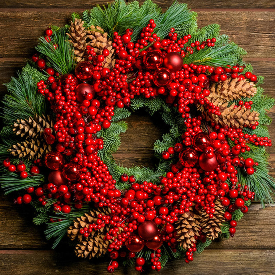 <p><a href="https://lynchcreekwreaths.com/collections/fresh-wreaths/products/pacific-pepperberry" rel="nofollow noopener" target="_blank" data-ylk="slk:Shop Now;elm:context_link;itc:0;sec:content-canvas" class="link ">Shop Now</a></p><p>Pacific Pepperberry</p><p>lynchcreekwreaths.com</p><p>$139.95</p>