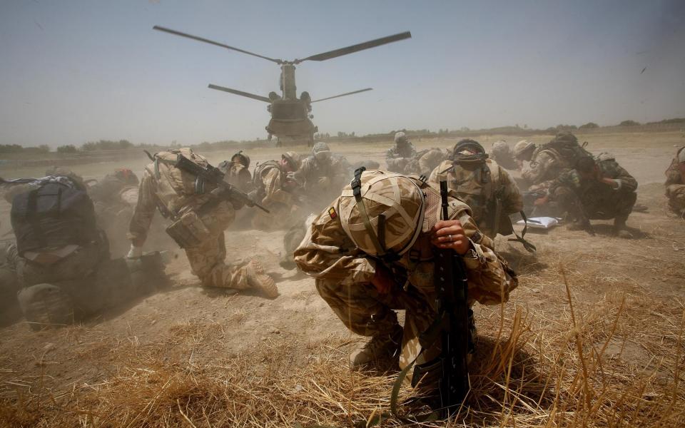 British soldiers in Afghanistan