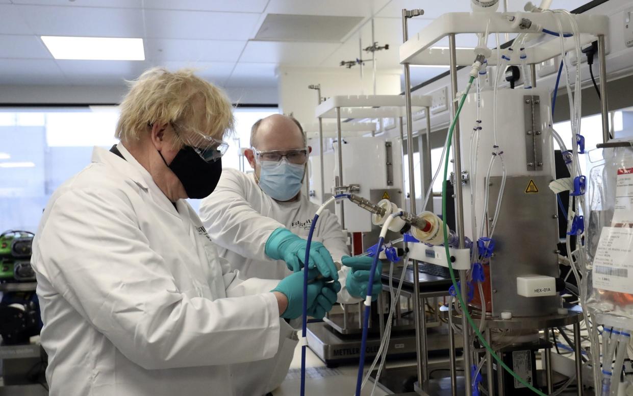 Fujifilm Diosynth Biotechnologies plant Billingham Teesside Novavax vaccine - Scott Heppell /PA 