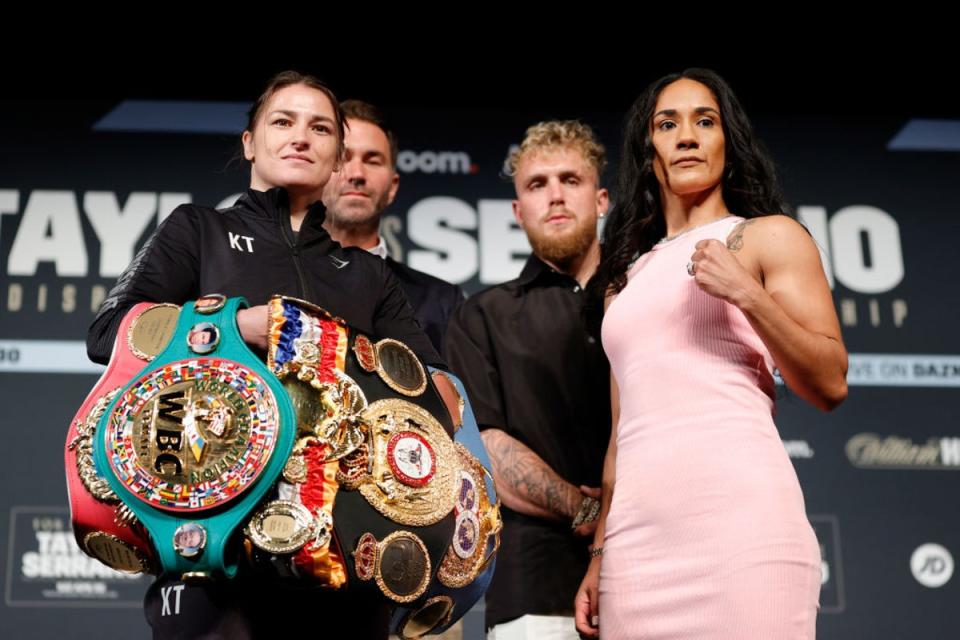 Katie Taylor ahead of her Madison Square Garden fight against Amanda Serrano  (Getty Images)