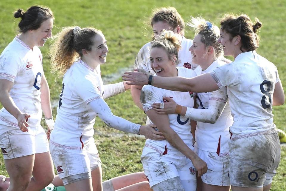 Champions again: England's latest Women's Six Nations triumph has been confirmed (Getty Images)
