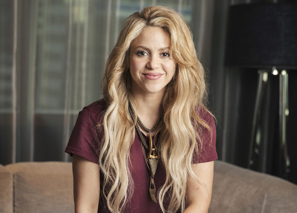 10. Shakira (19,5 Mio Abonnenten)