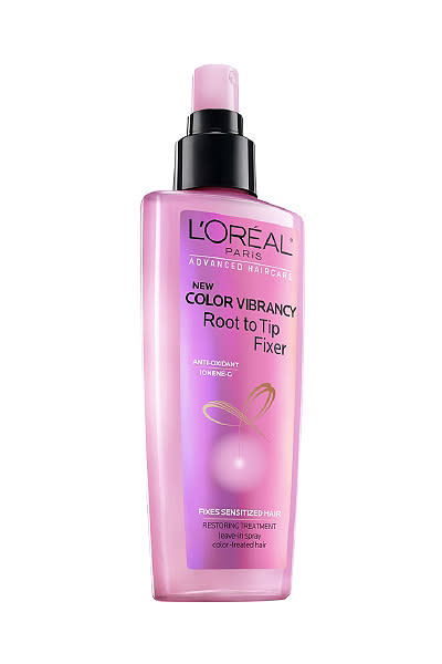 L'Oreal Paris Advanced Haircare Color Vibrancy Root to Tip Fixer Restoring Treatment Leave-In Spray