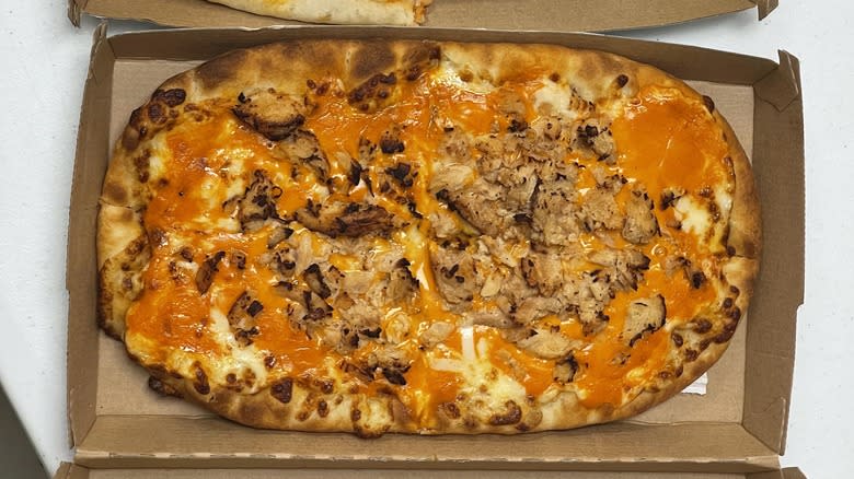 Wawa buffalo pizza in box