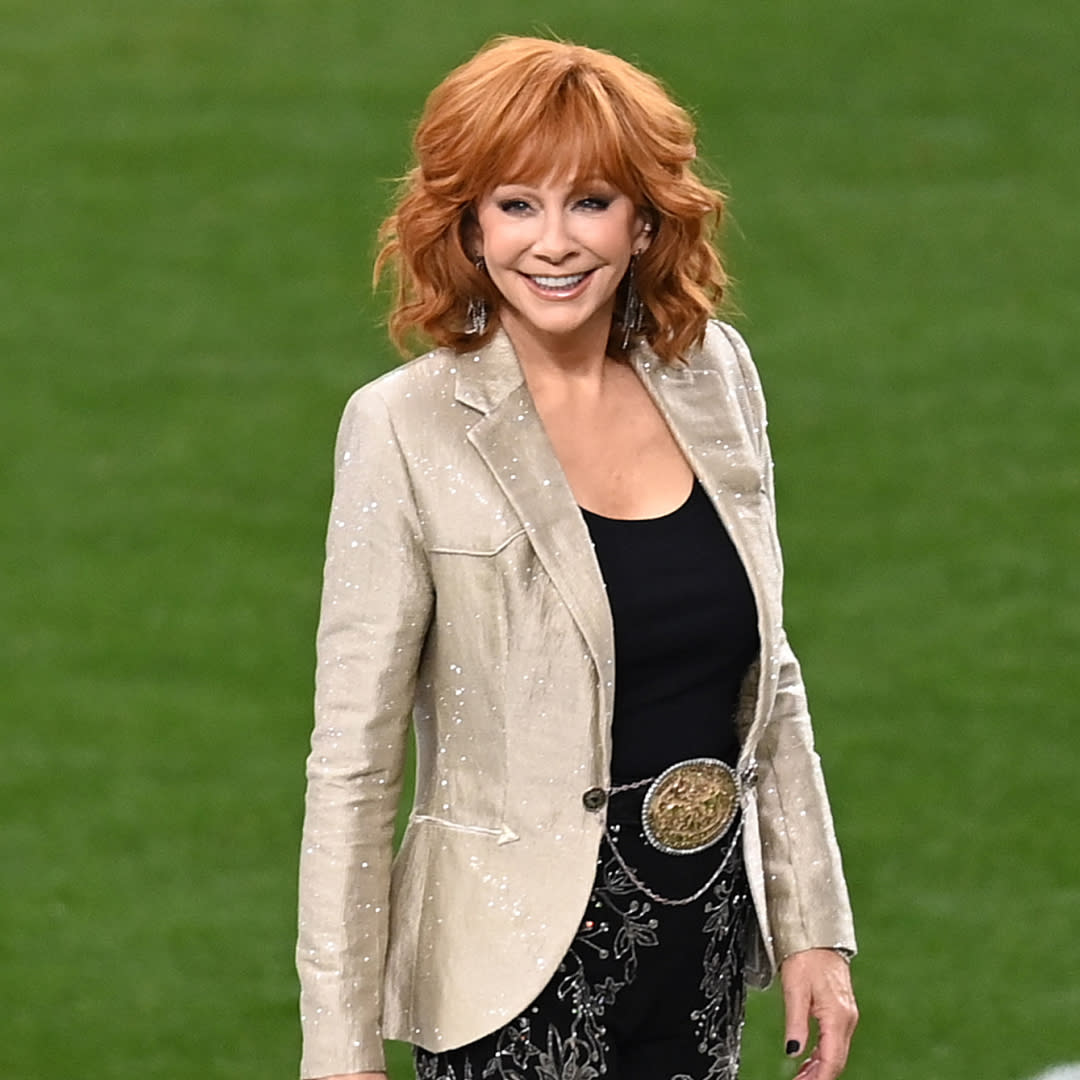  Reba McEntire at the 2024 Super Bowl. 