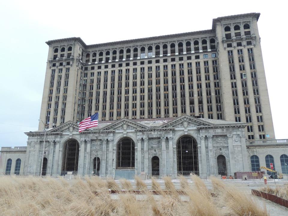 ford michigan central station detroit in 2018