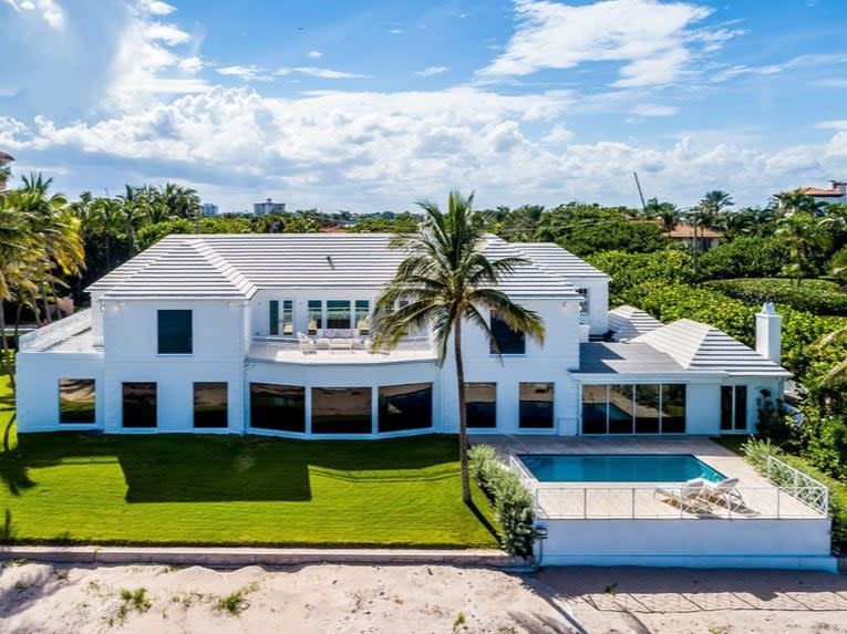 The Trump family’s “Beachouse” near Mar-a-Lago has been listed for sale at $49m (Realtor.com)