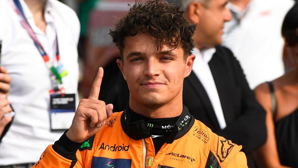 Norris guida il Gran Premio d'Italia con Verstappen settimo