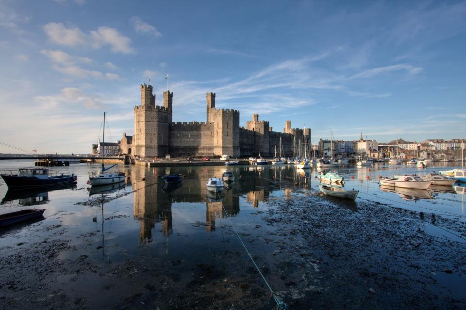 Caernarfon castle - getty